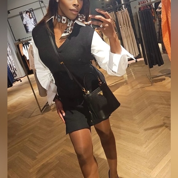 Shop Elan Nia combo shirt and sweater dress style SWV50017 - Picture 5 of 14